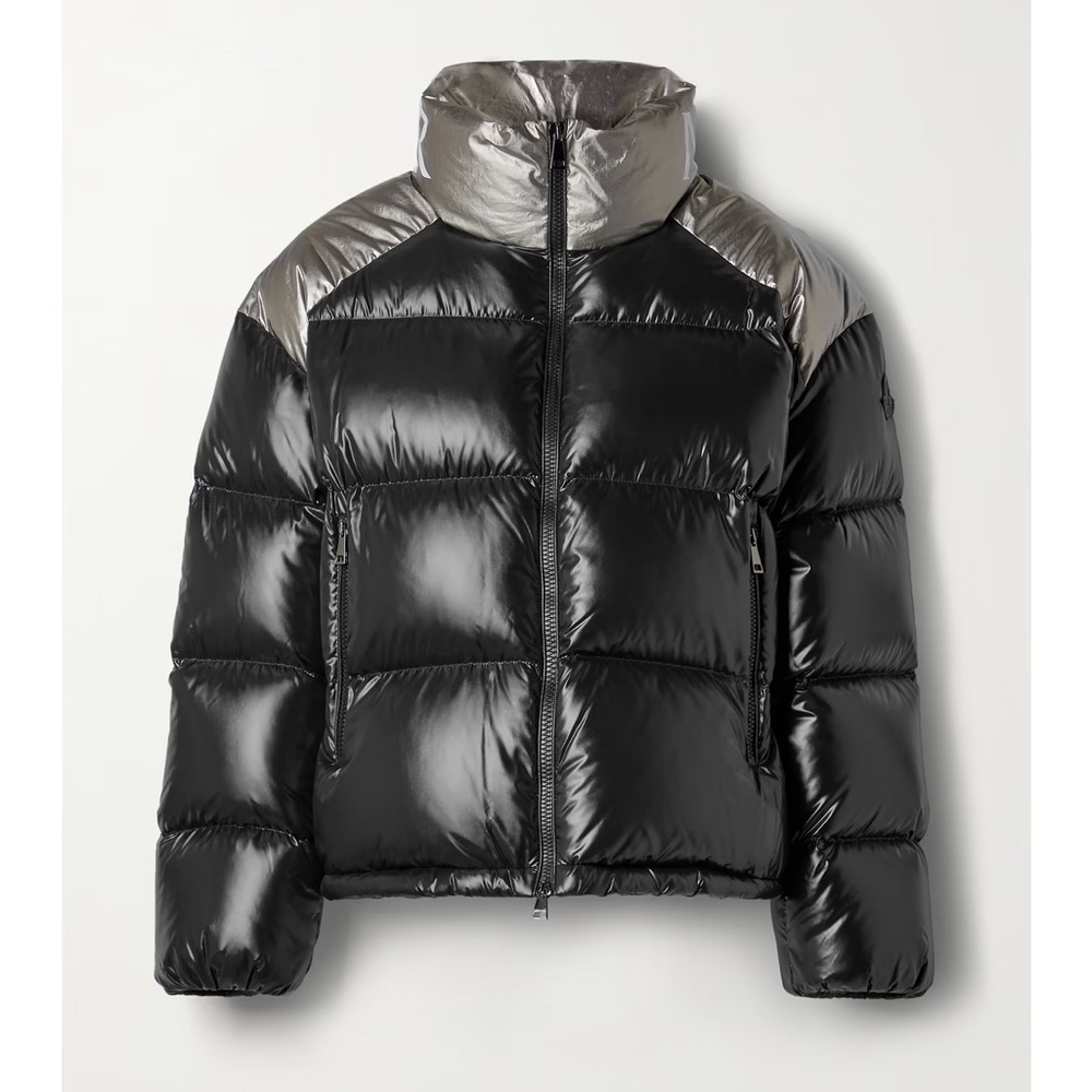 Moncler Cuscute Two-Tone Quilted Shell Down Jacket – Size 1